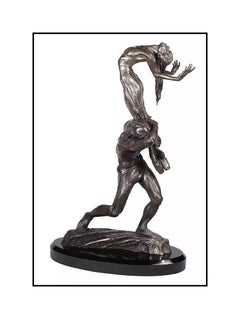 Richard MacDonald Romeo Juliet Large Bronze Sculpture Platinum Signed 1/3 Life