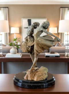 Richard MacDonald Sisters 24 Inch Signed Bronze Sculpture