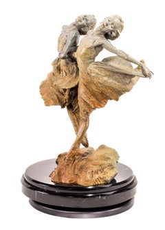 Richard MacDonald Sisters 24 Inch Signed Bronze Sculpture