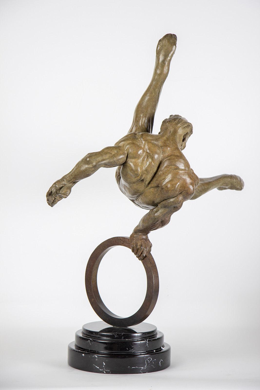 Richard MacDonald – The Gymnast, 1995 Bronze Sculpture Edition: x/175 Size: 35