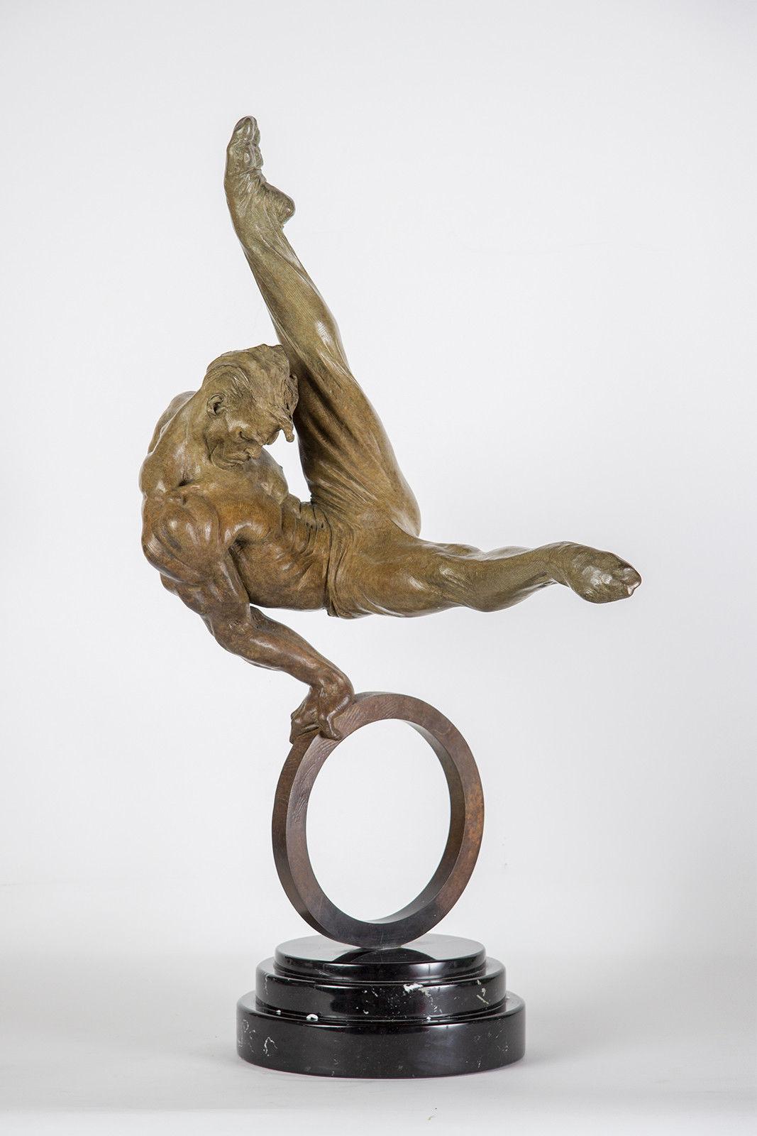 Richard MacDonald – The Gymnast, 1995 Bronze Sculpture Edition: x/175 Size: 35