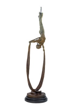 Richard MacDonald Transcendence (Sasha II) Große Bronze-Skulptur 53 Zoll signiert