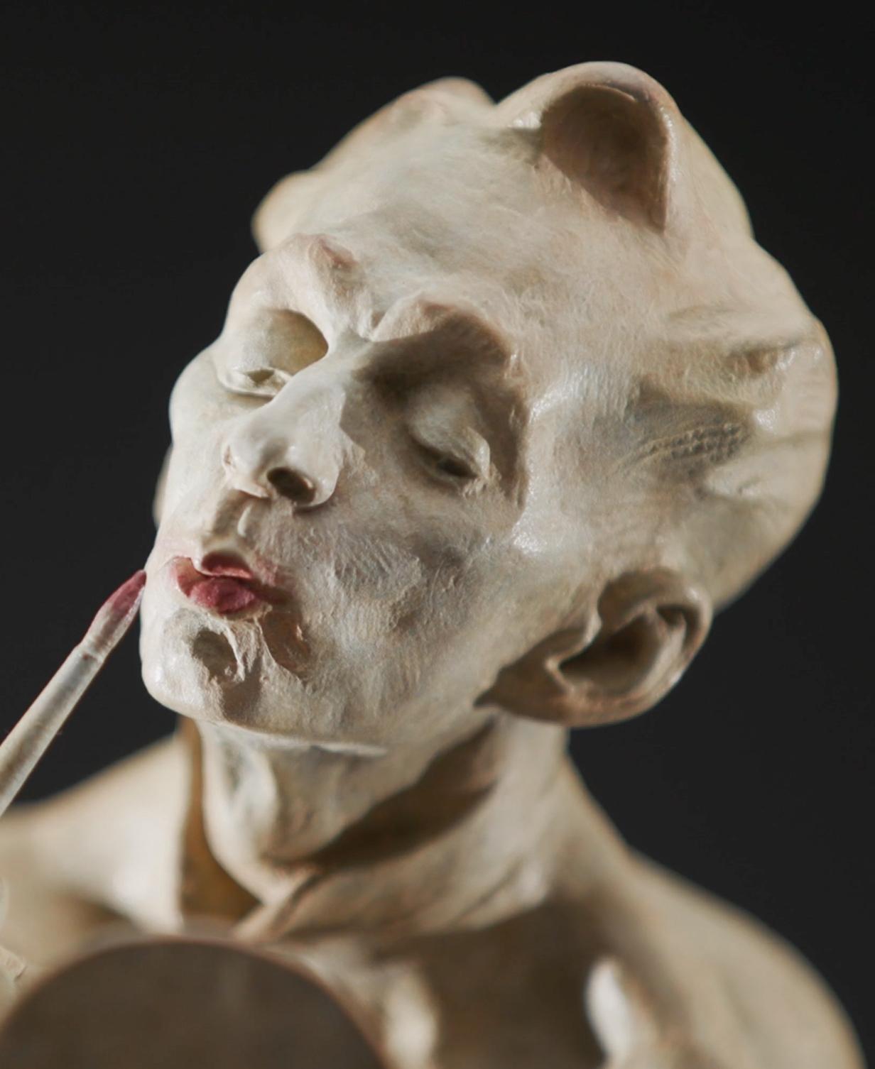 Showtime, Atelier - Gold Figurative Sculpture by Richard MacDonald