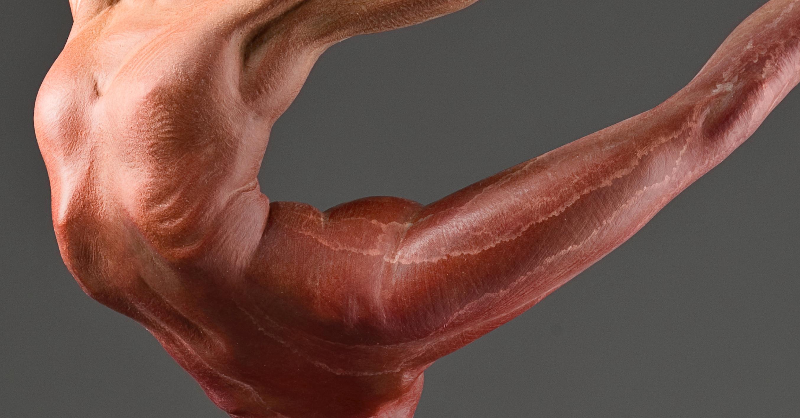 Sissone, Atelier, Red - Contemporary Sculpture by Richard MacDonald