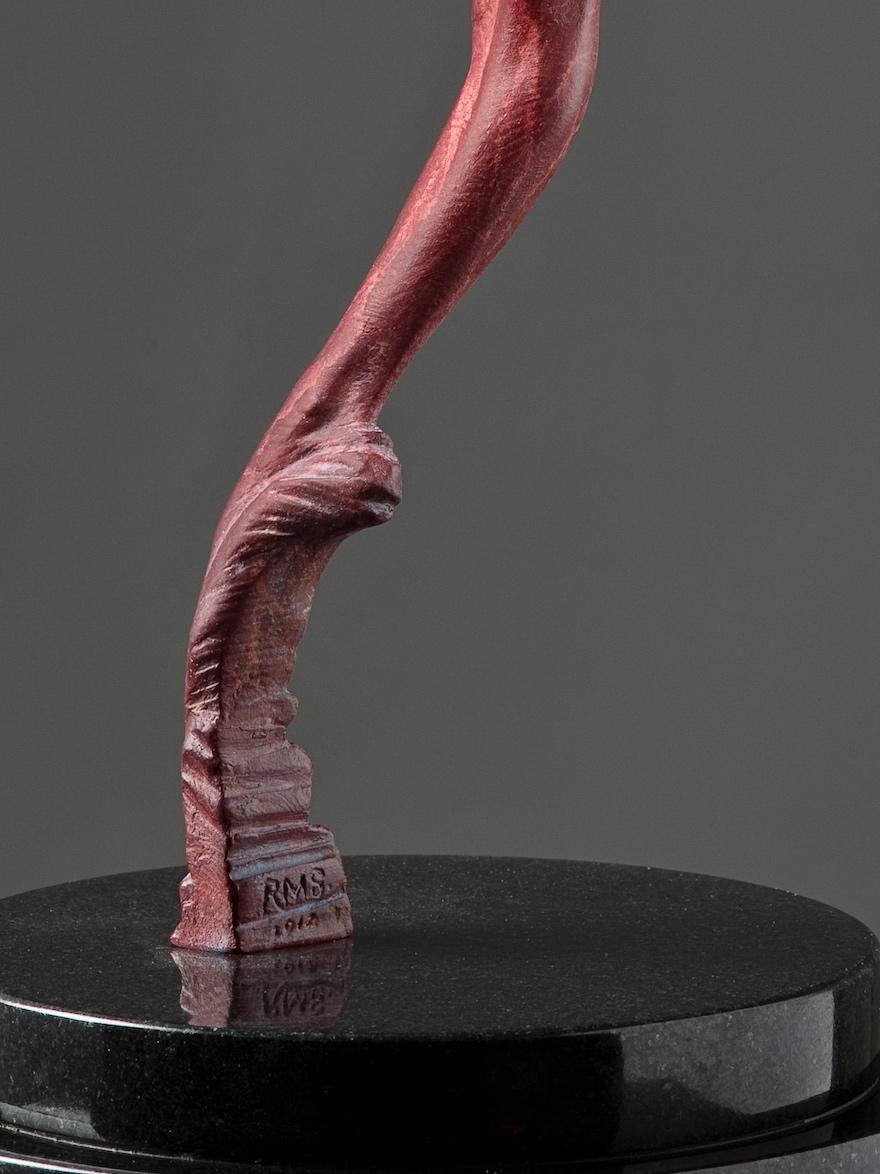 Sissone, Atelier, Red - Contemporary Sculpture by Richard MacDonald