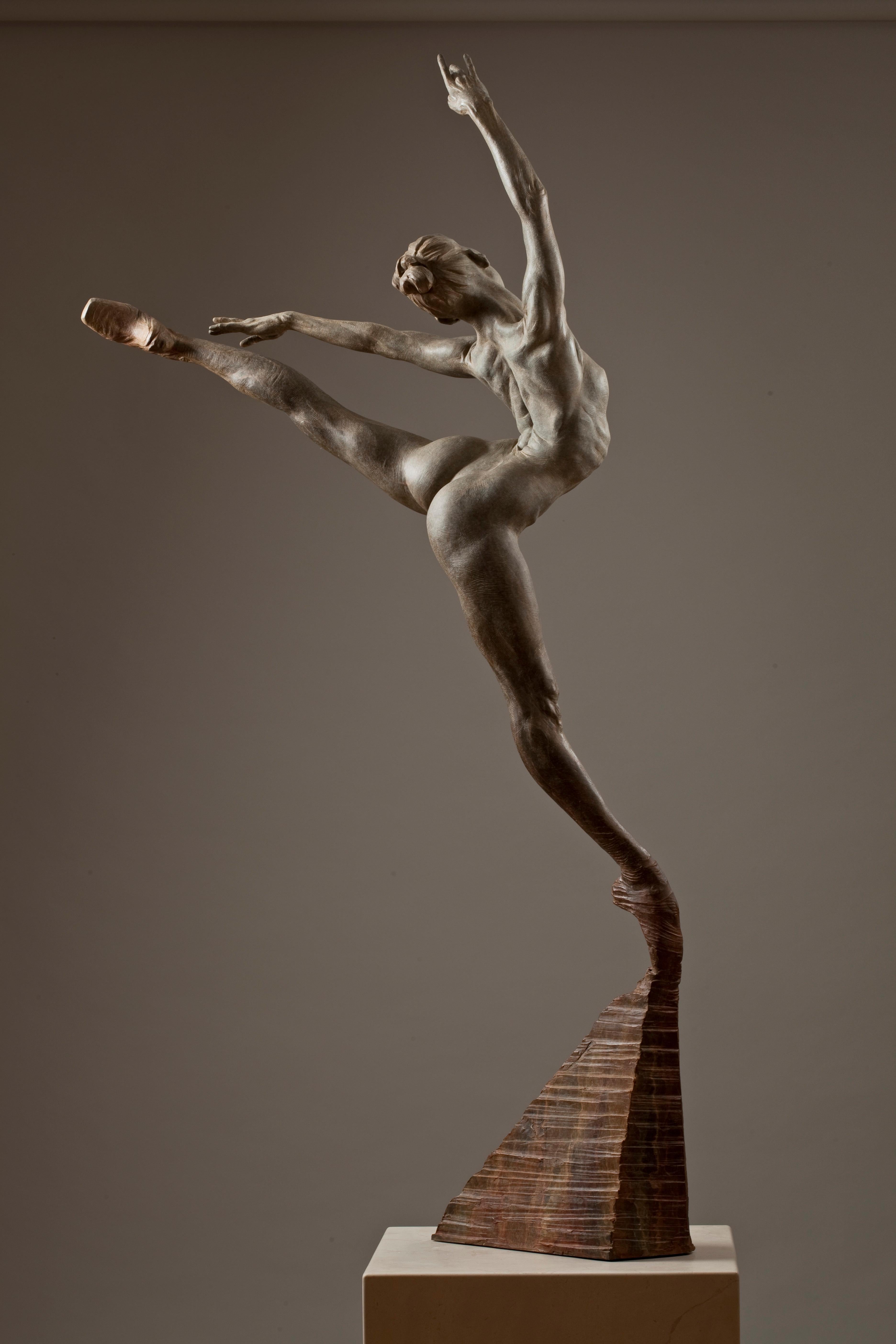 Sissone, Half Life - Sculpture by Richard MacDonald