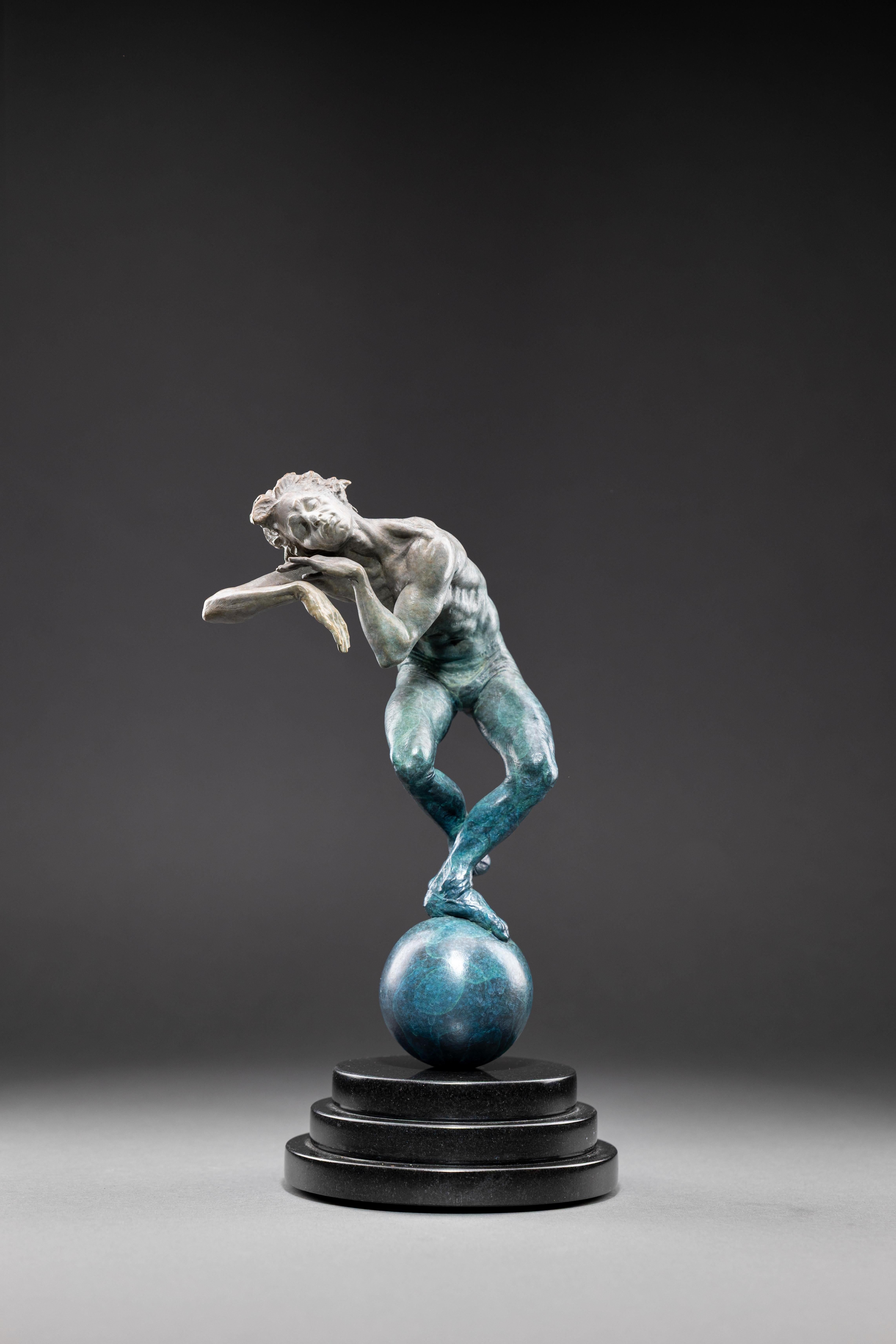 Richard MacDonald Figurative Sculpture - Sleep Marcel Sleep: Contemporary Atelier Bronze Sculpture