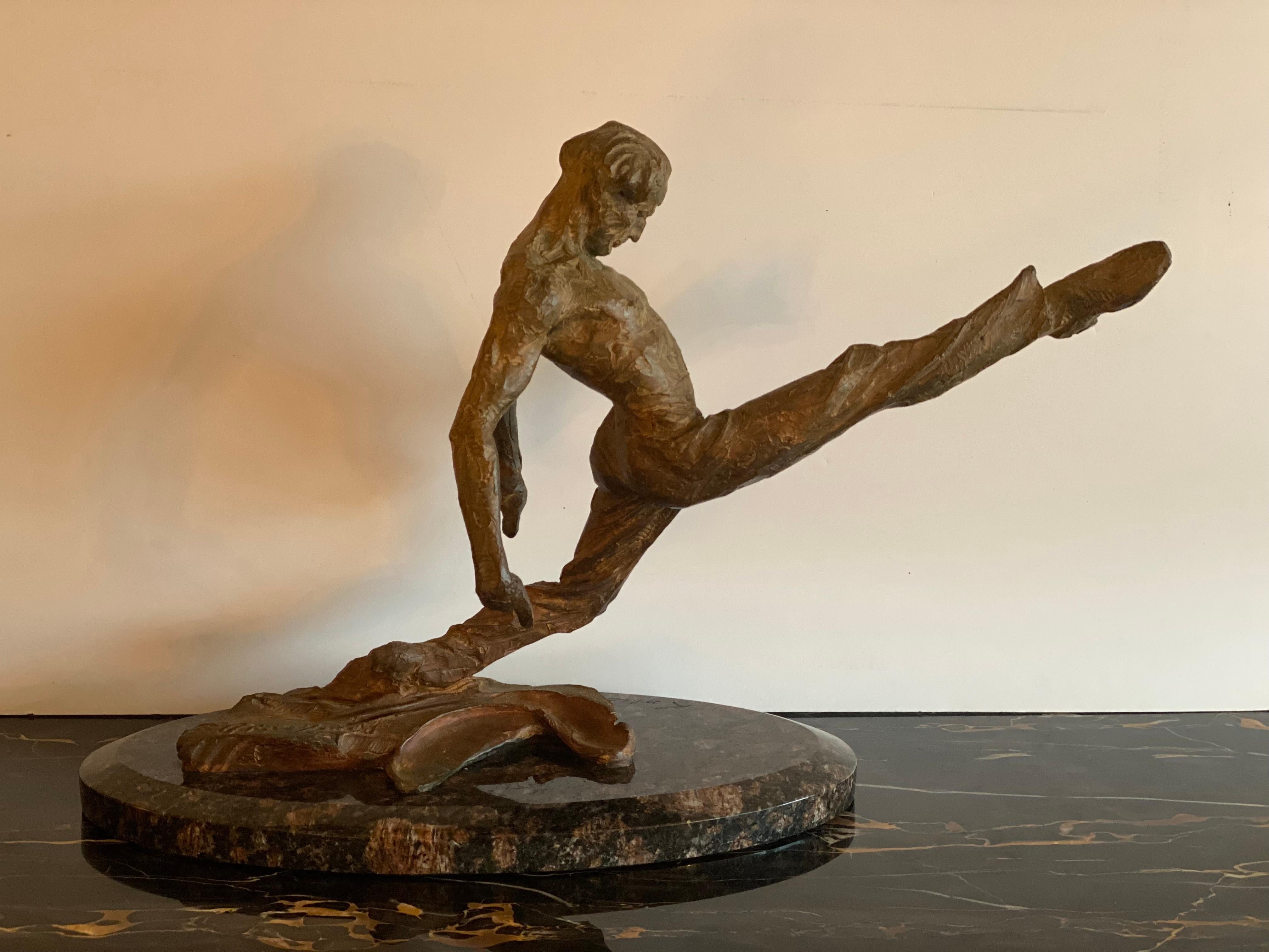 Figurative Sculpture Richard MacDonald - Suspension Flamenco