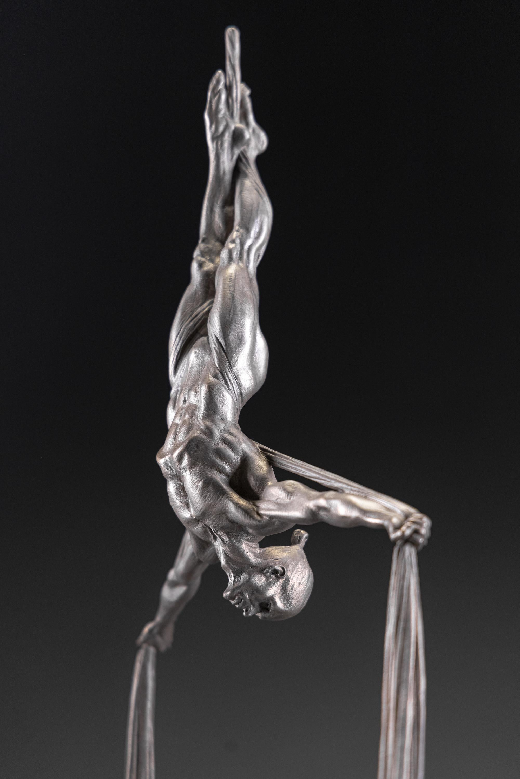 Trascendenza, Atelier, Platino - Sculpture Contemporaneo di Richard MacDonald