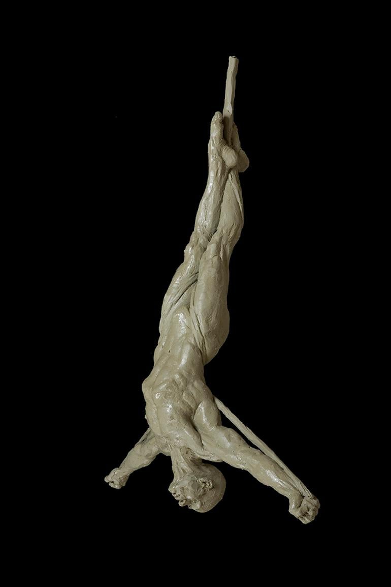 Transzendenz, Platin (Gold), Figurative Sculpture, von Richard MacDonald