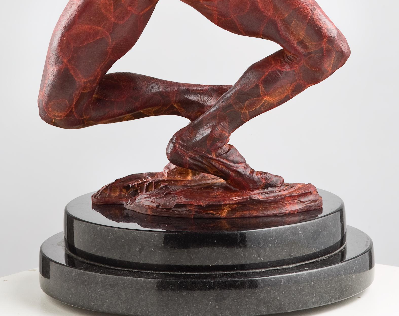 Whiteface Atelier, Red - Contemporary Sculpture by Richard MacDonald