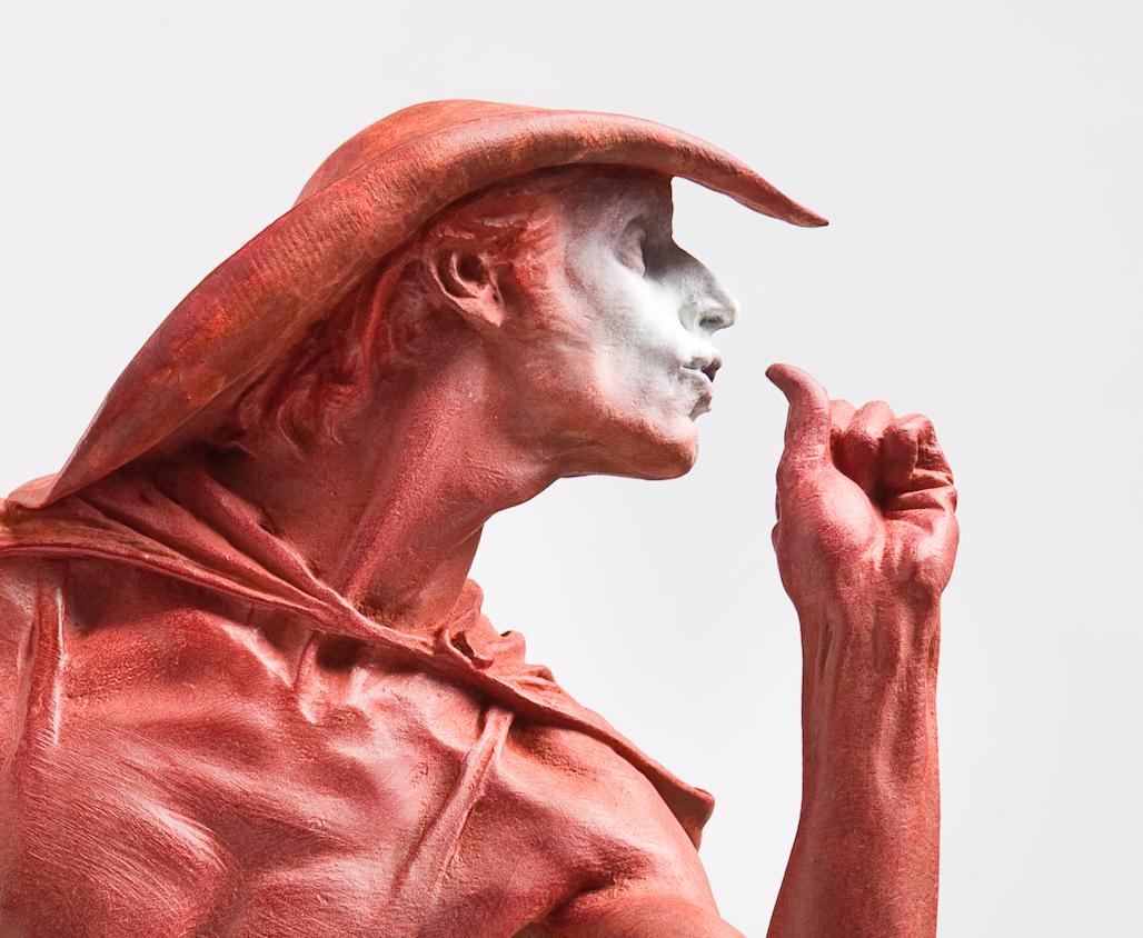 “A silent medium within a silent medium.” These are the words contemporary master Richard MacDonald uses in describing his world renowned Mime Series.  MacDonald’s trademark skill at investing his evocative bronze images with movement and life is