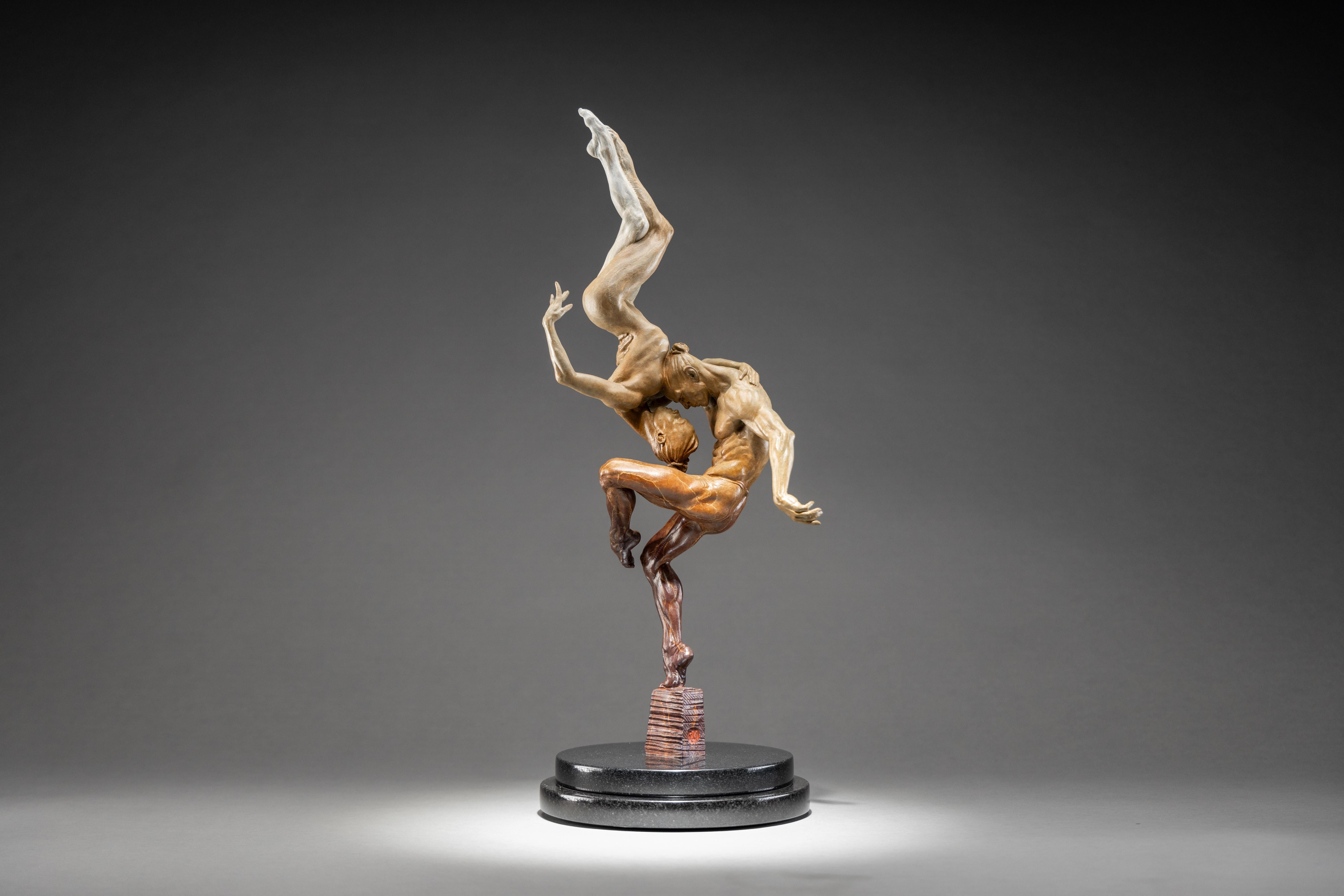Richard MacDonald Figurative Sculpture - Yin & Yang, Atelier