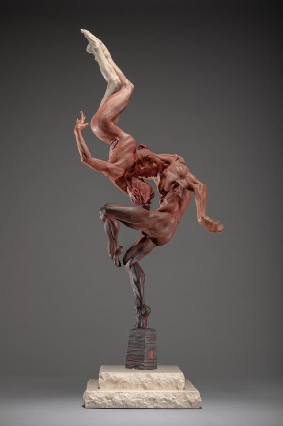 Yin & Yang, Third Life - Sculpture by Richard MacDonald