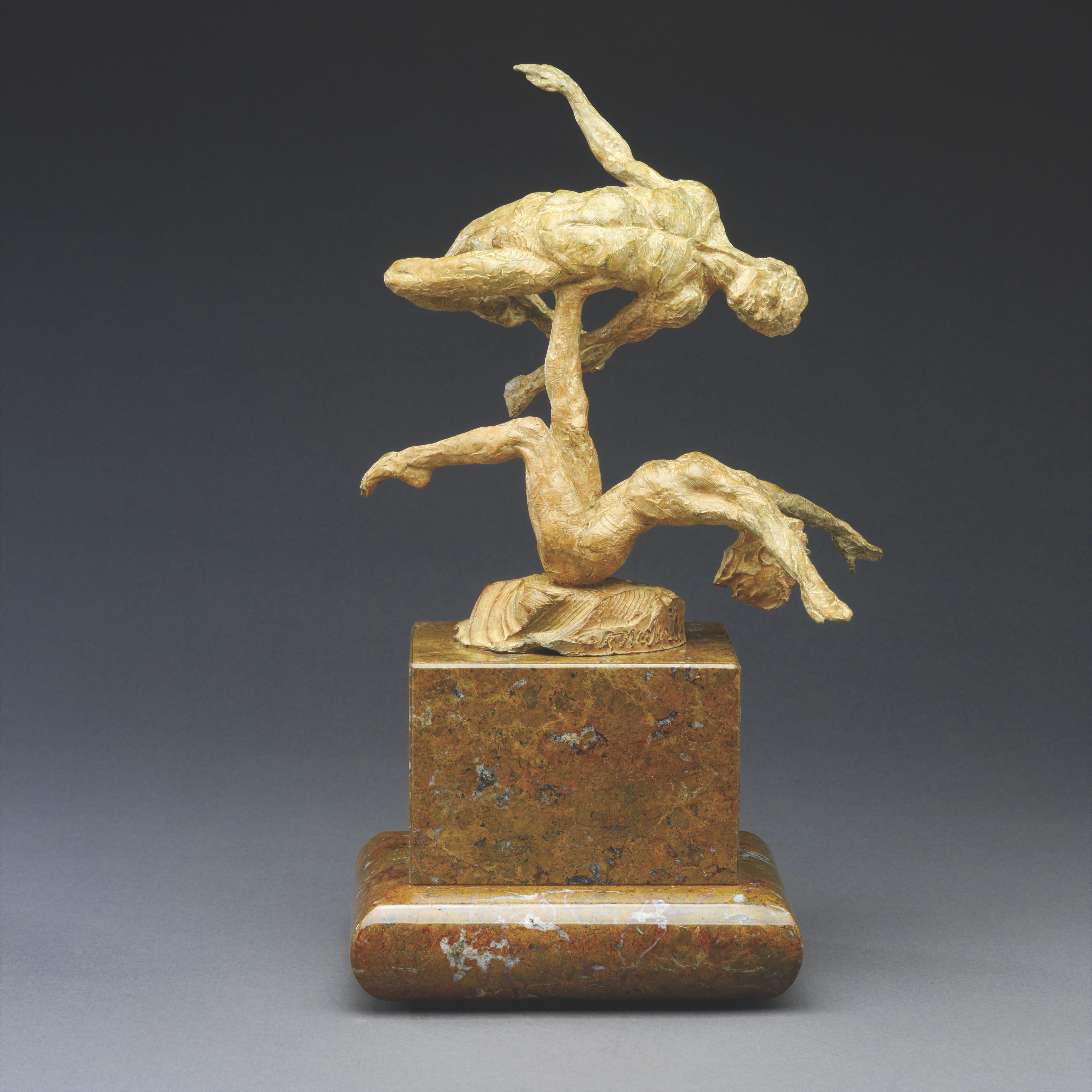 Richard MacDonald Figurative Sculpture - Zumanity - Modern Dance V, Icarus Moon