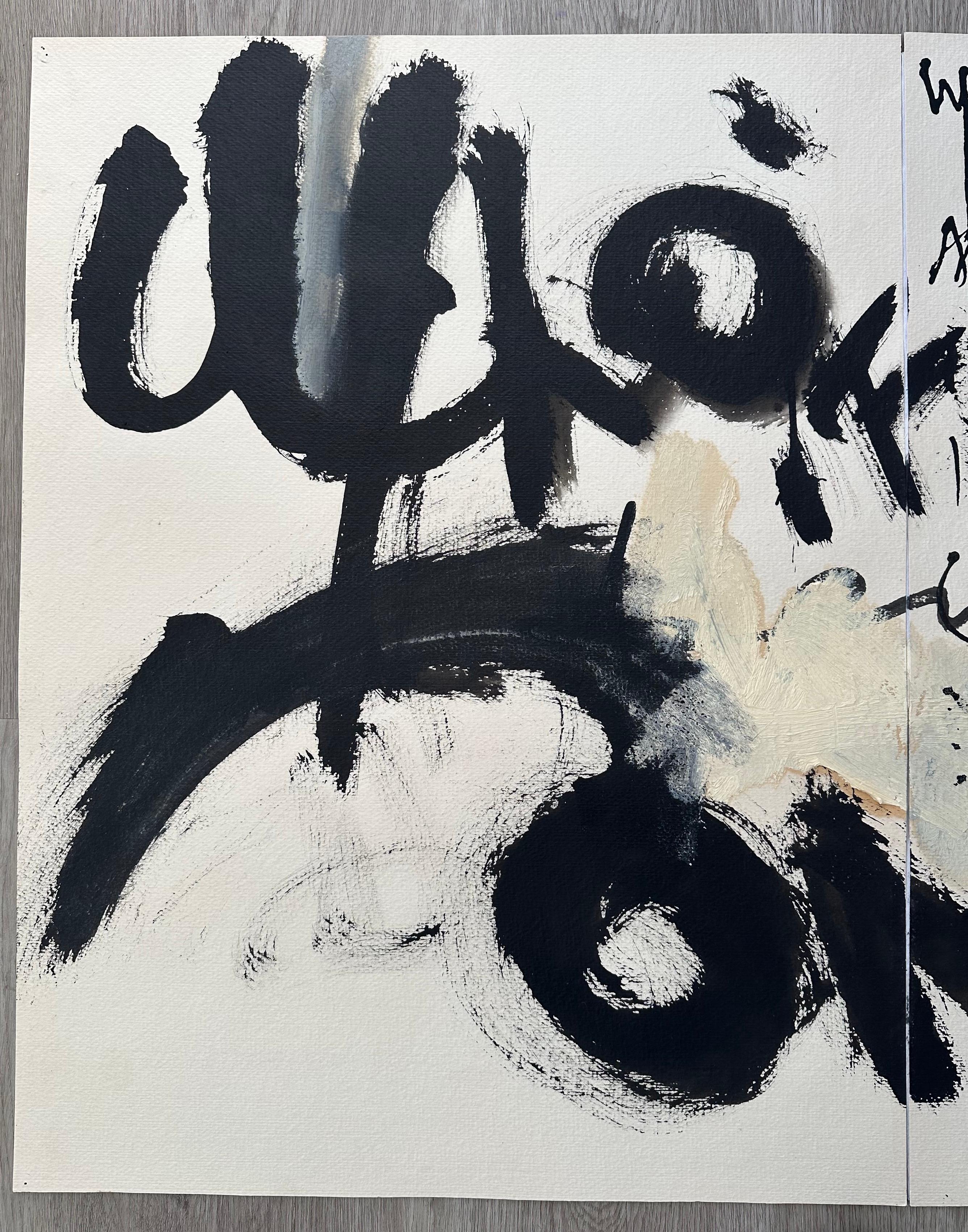 Duino Elegies study - Painting by Richard Mann