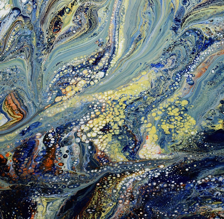 Richard Mann - Vintage American Modern Abstract Expressionist