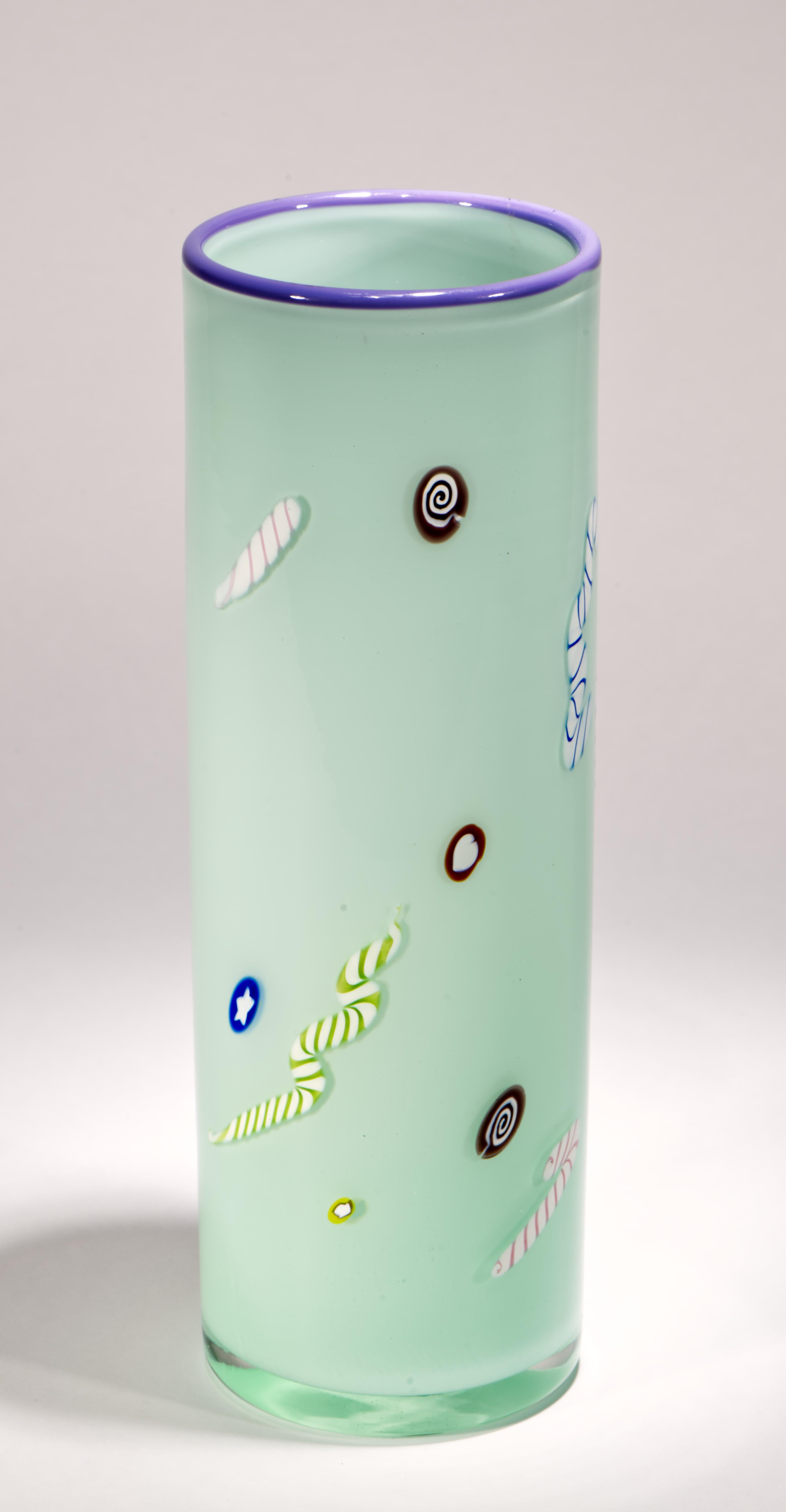 Richard Marquis per Noble Effort Vaso Murrini, Vetro da Studio Americano in vendita 6