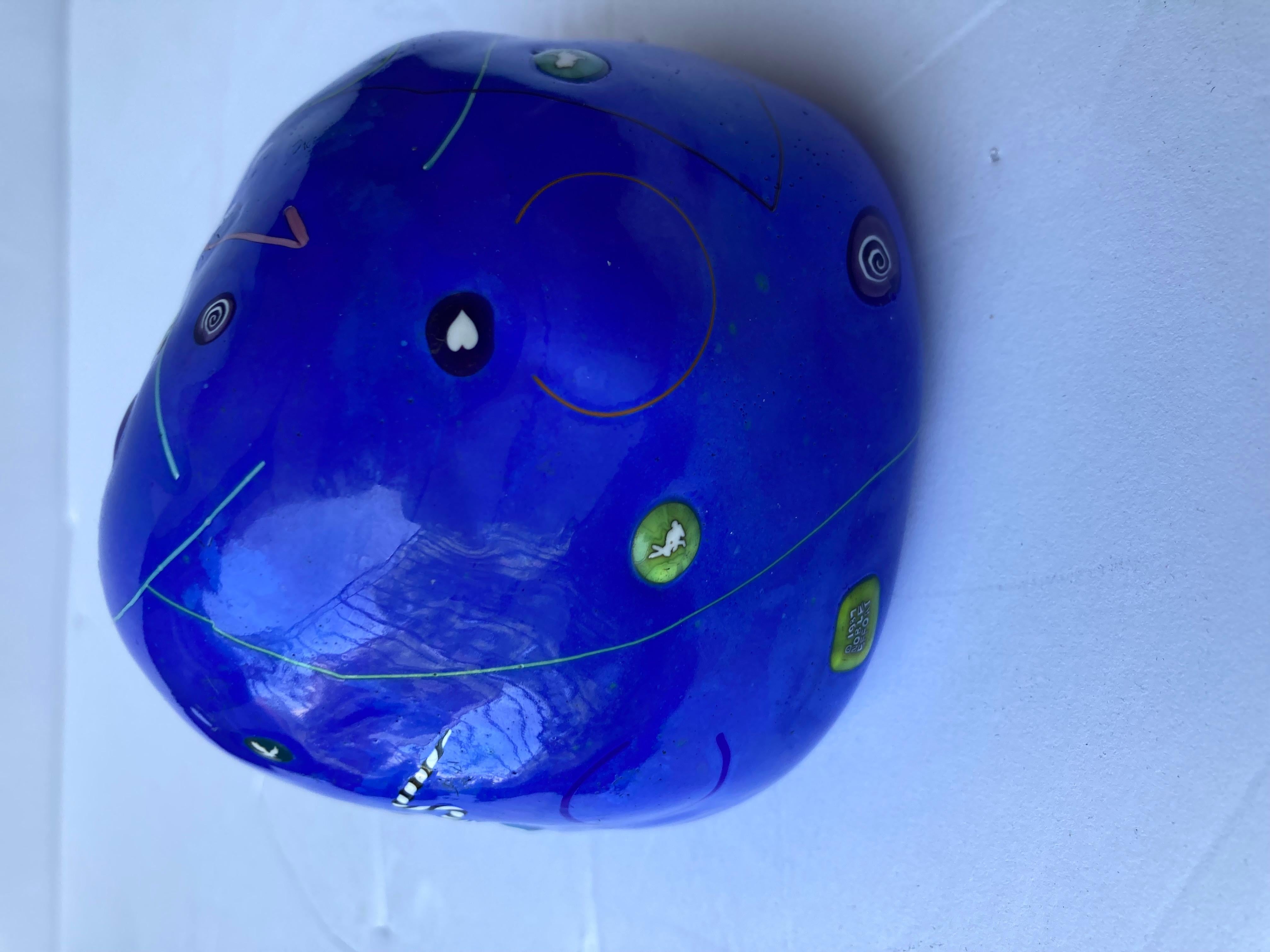 Late 20th Century Richard Marquis, Glass Paperweight/Sculpture for Noble Effort, Marked