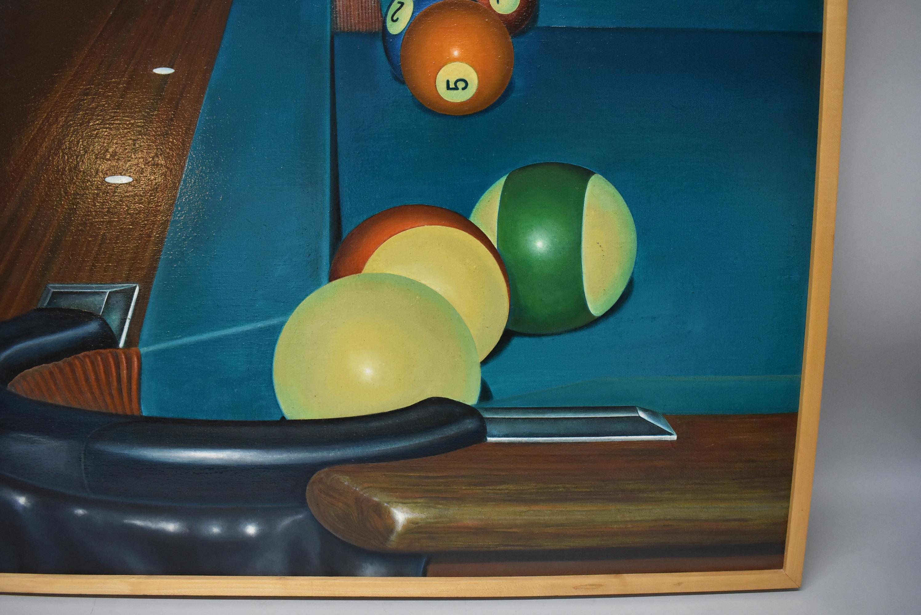 This oil painting by Richard Matthews is titled 