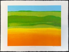 “A Landscape For Bob, 2013” Signed Screenprint Color Field African American