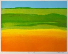 Richard Mayhew - “A Landscape For Bob, 2013” Signed Screenprint Color Field African American “A Landscape For Bob, 2013” Signed Screenprint Color Field African American