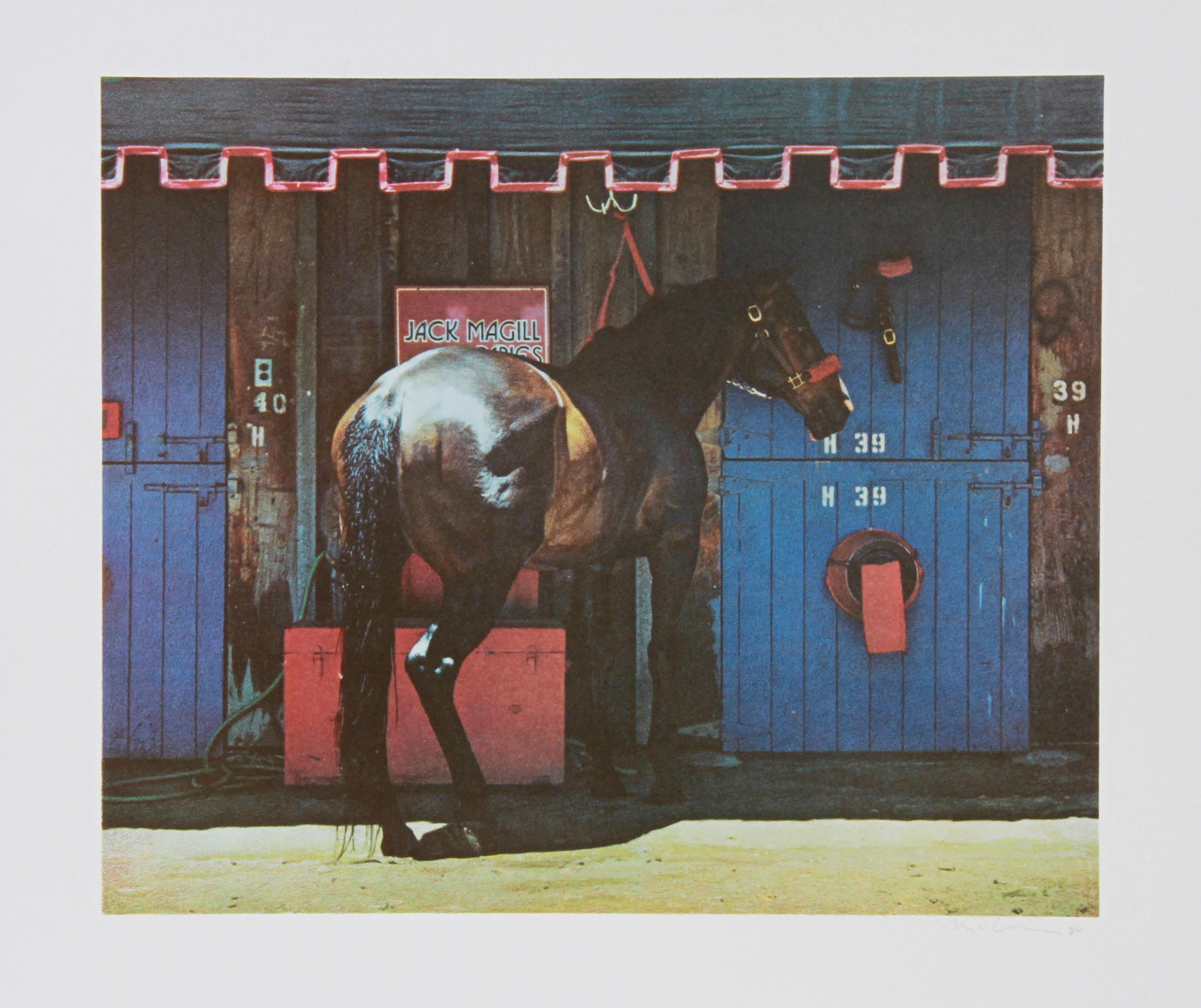 Jack Magill's Bourbon, fotorealistischer Siebdruck von Richard McLean