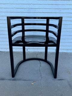 Richard Meier #810 Sillón lacado negro