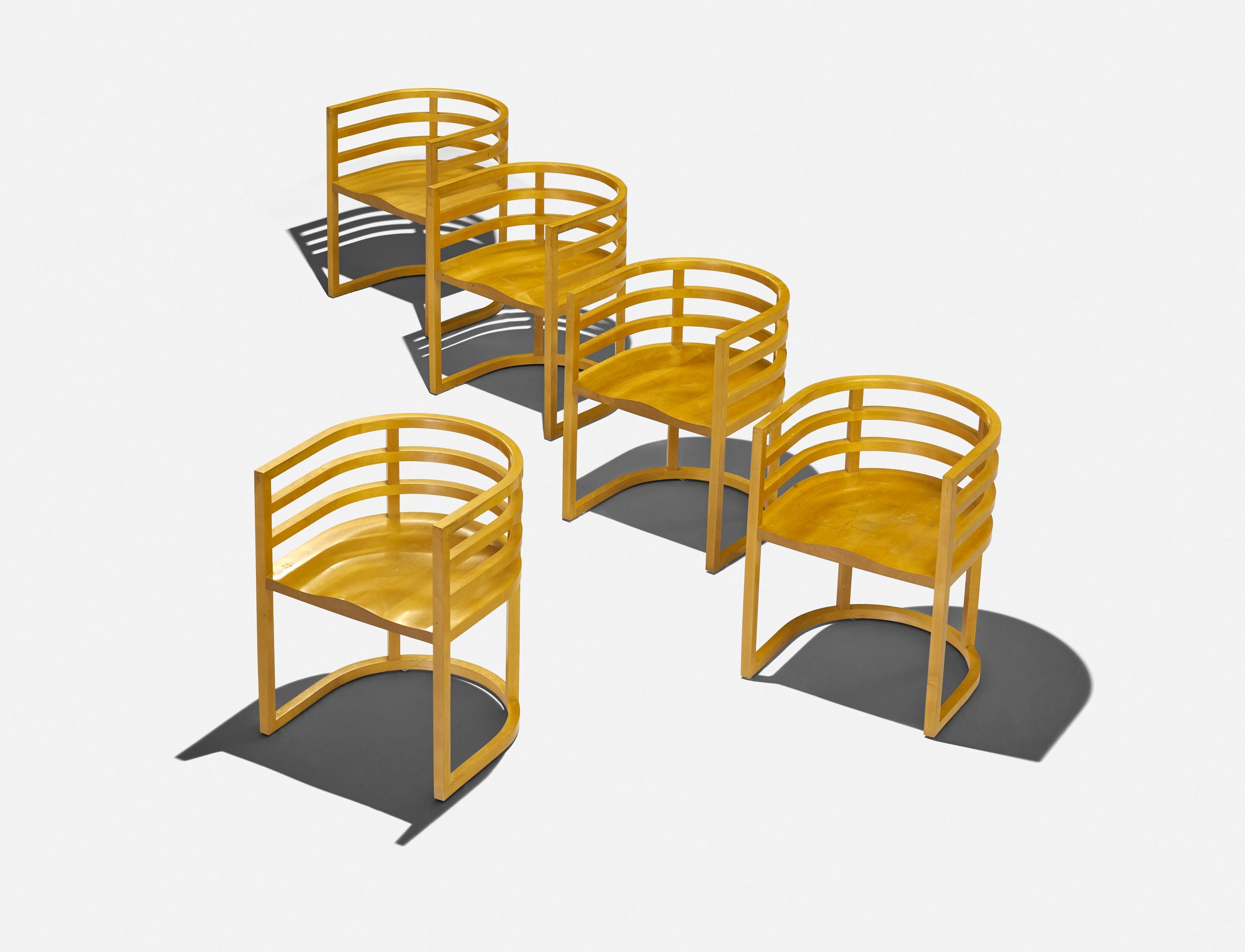 Mid-Century Modern Richard Meier Armchairs Set of 10 for Knoll For Sale