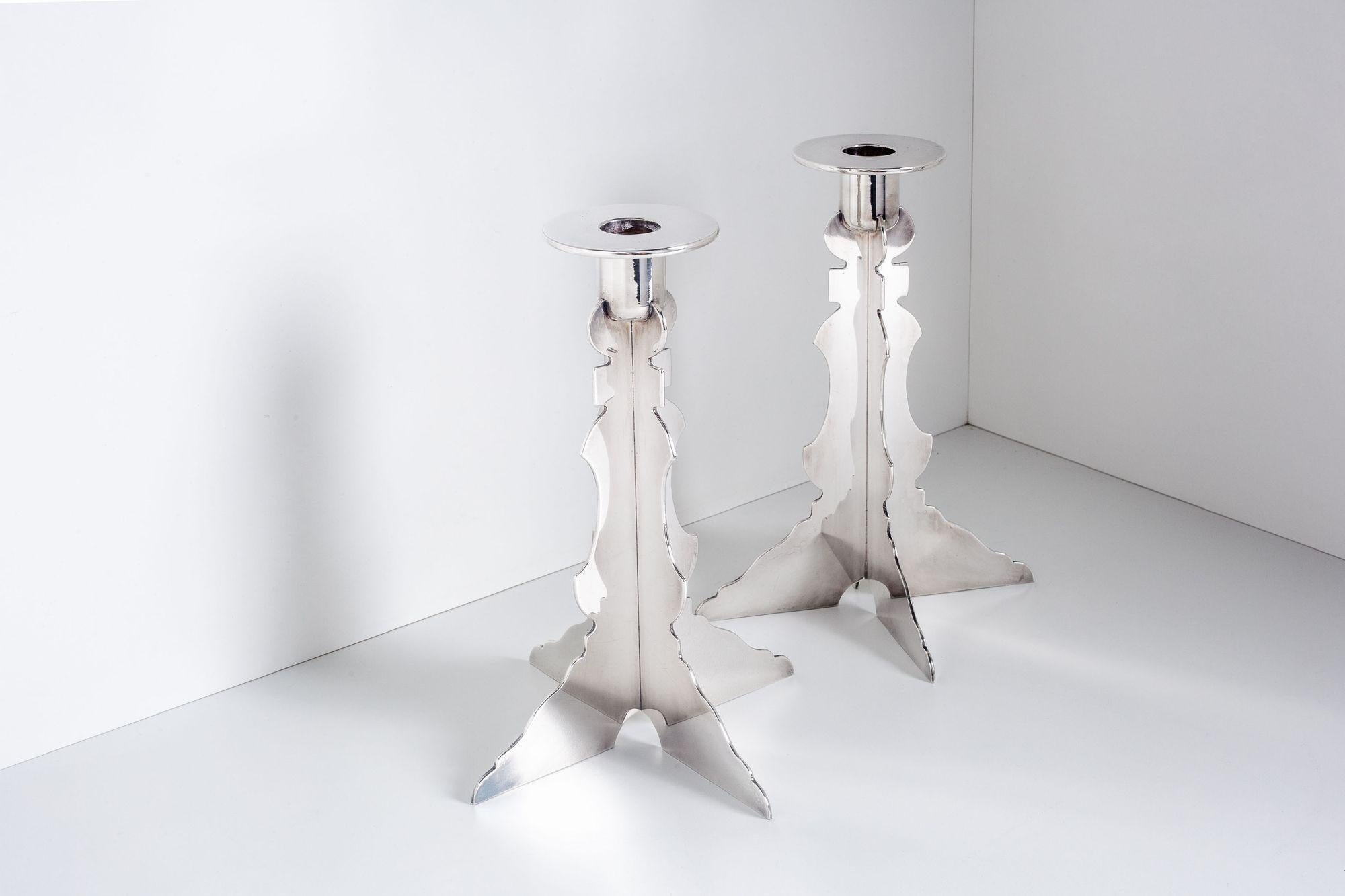 Richard Meier Candleholders for Swid Powell For Sale 6
