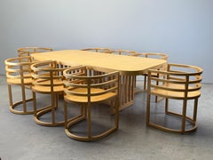 Juego de comedor de Richard Meier para Knoll, 1982