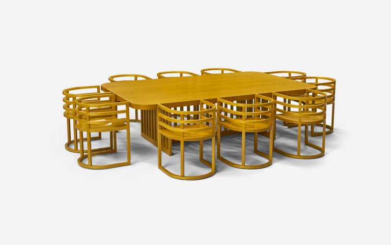 Maple Richard Meier Dining Table for Knoll For Sale