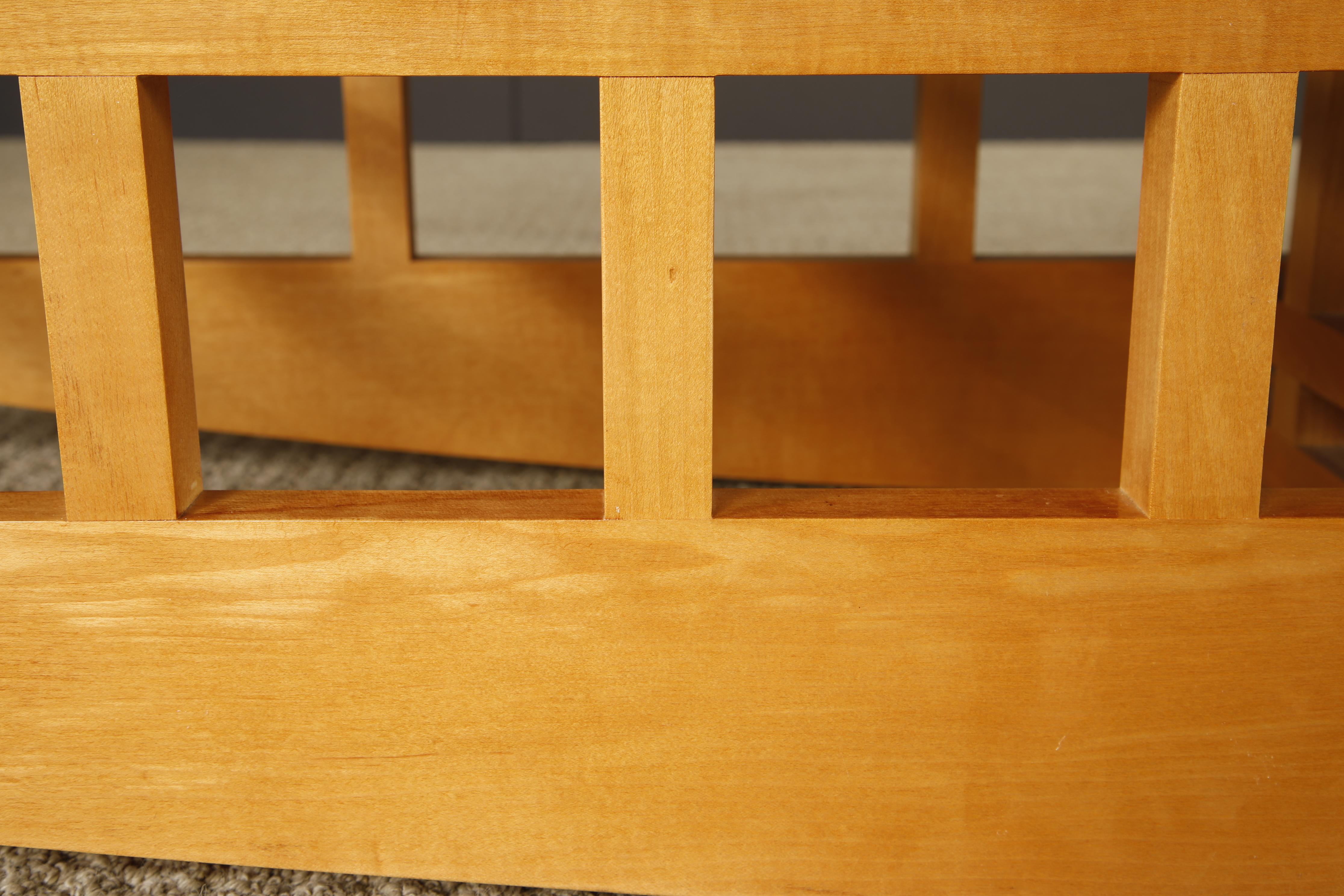 Richard Meier for Knoll International Architectural Rocking Chaise, 1982, Signed For Sale 11