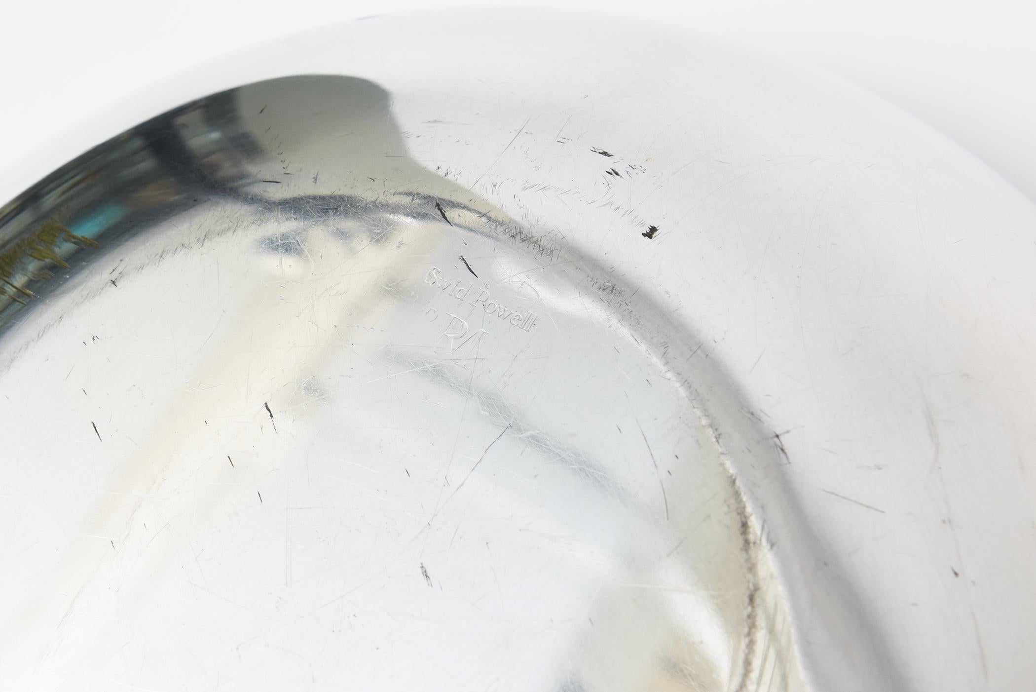 Richard Meier For Swid Powell Silver-Plate Architectural Skyscraper Bowl 90's For Sale 3