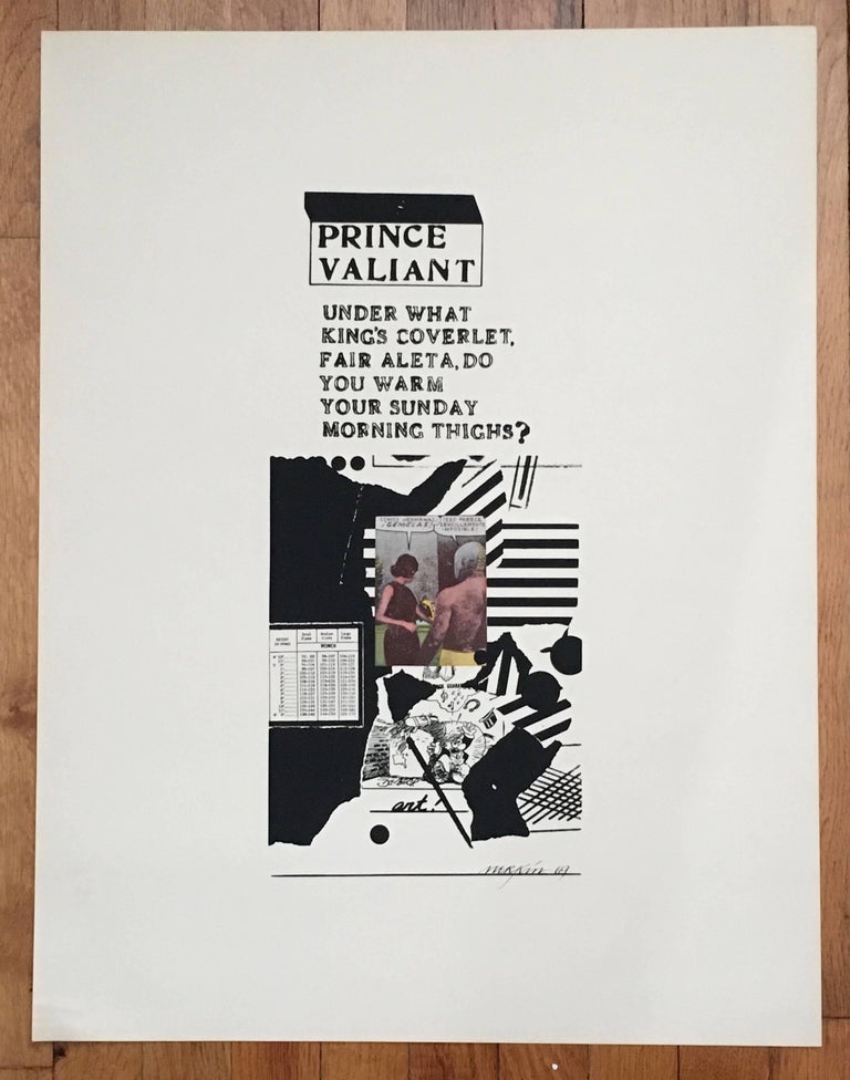 Prince Valiant Pop Art 1969 Color Screenprint Richard Merkin For Sale 1