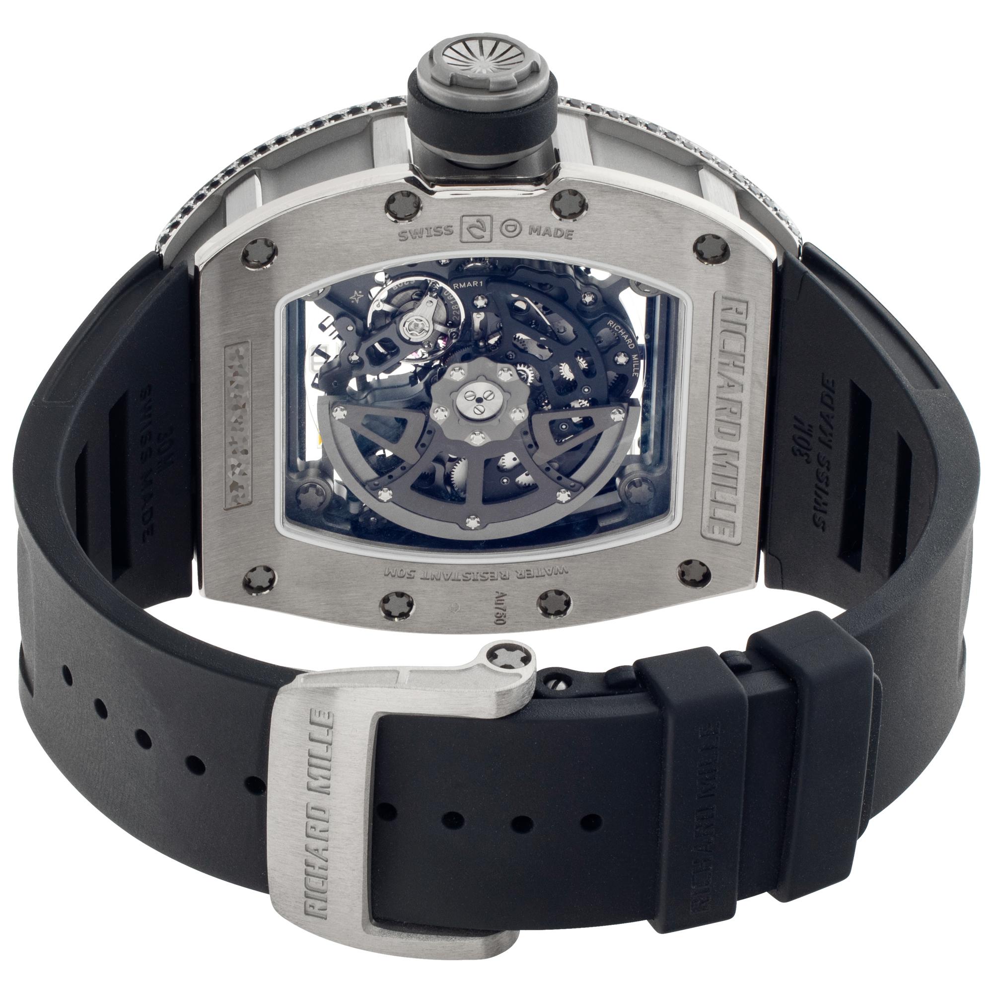 Men's Richard Mille 18k white gold & titanium Automatic Wristwatch Ref RM30 For Sale