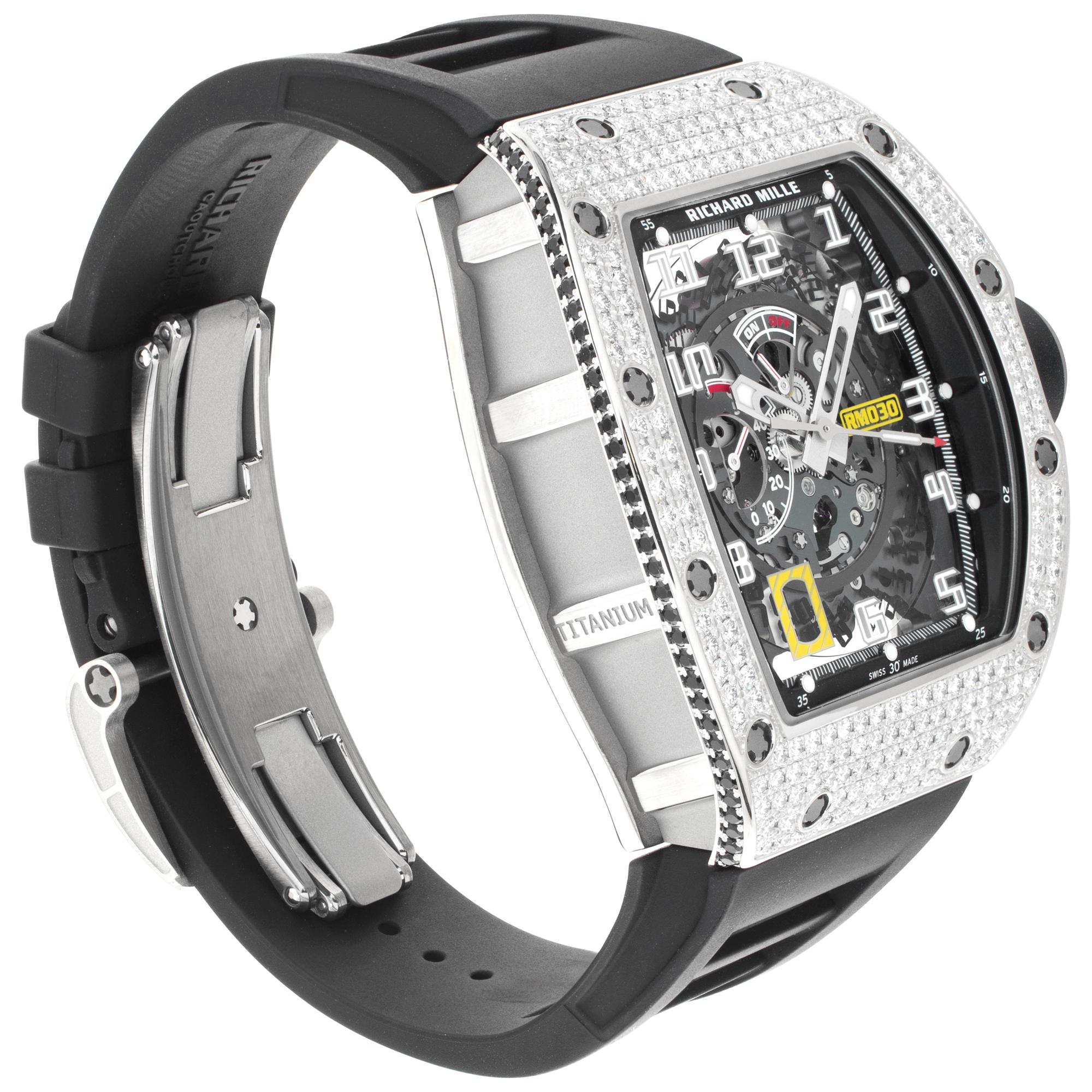 Richard Mille 42.7mm RM30 In Excellent Condition For Sale In Surfside, FL