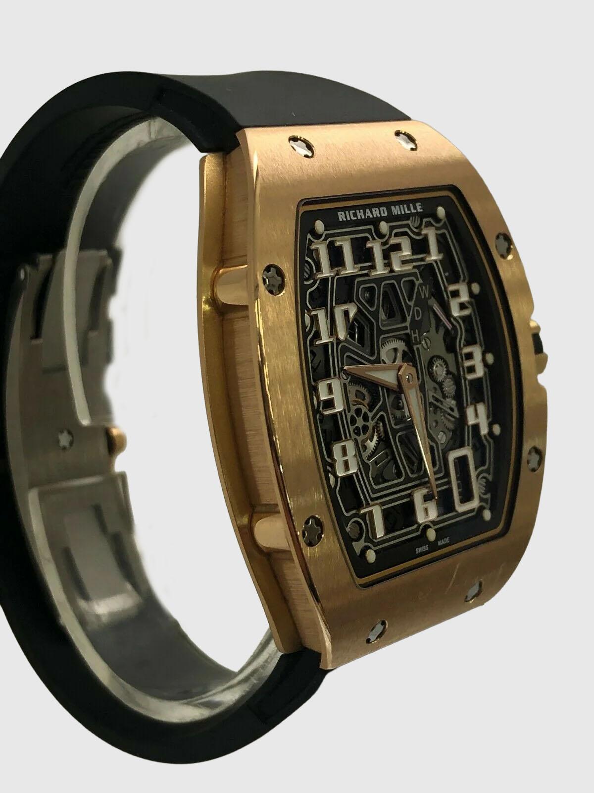 Richard Mille 6701 New Rose Gold Men's Watch im Zustand „Neu“ im Angebot in New York, NY