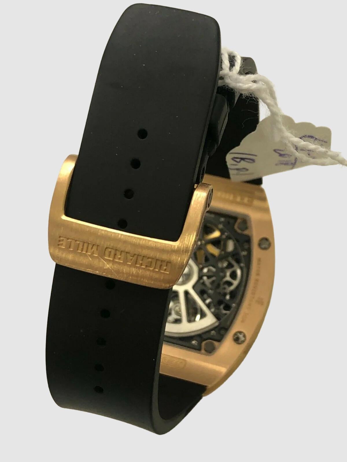 Richard Mille 6701 New Rose Gold Men's Watch Herren im Angebot