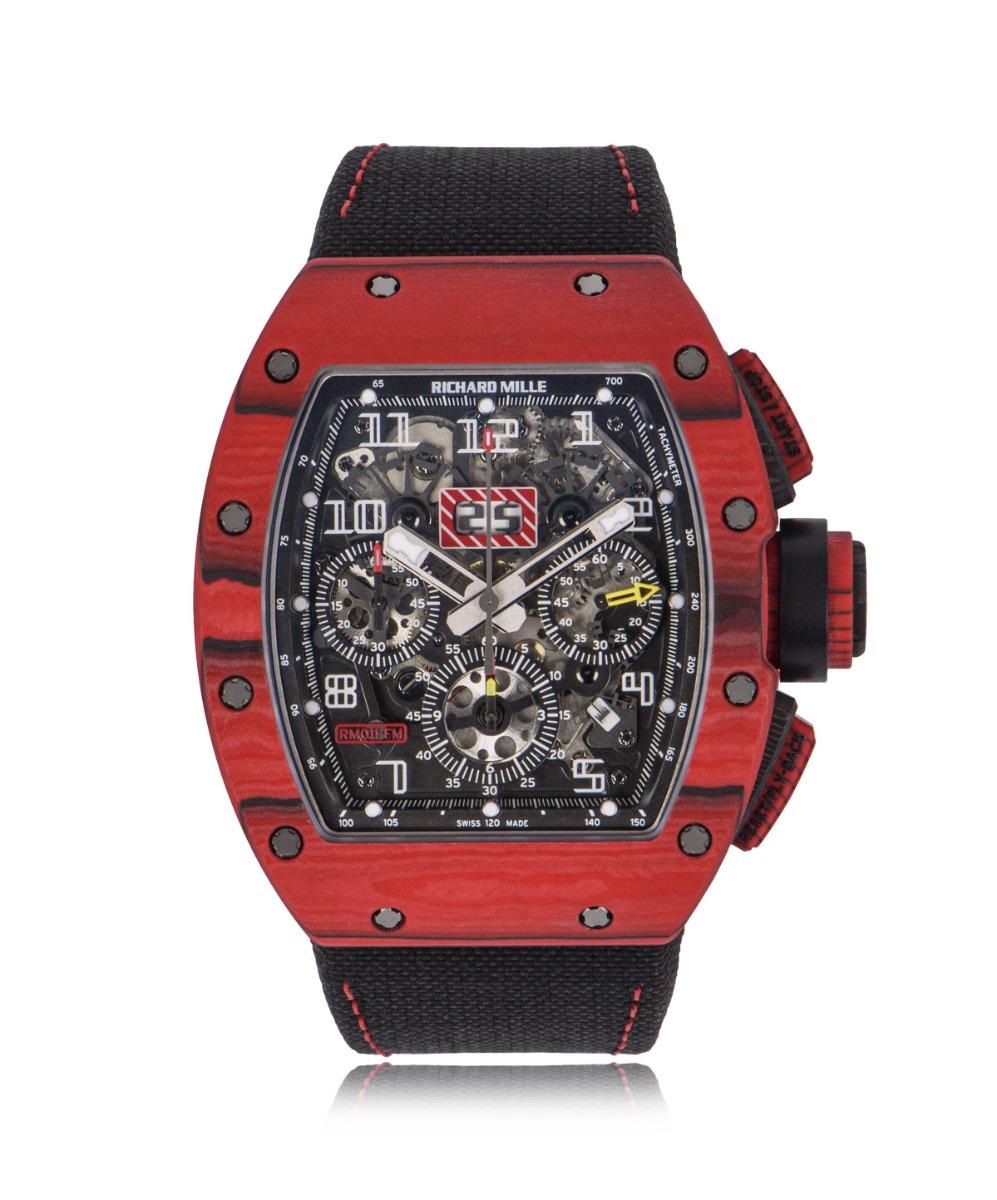 red and black richard mille