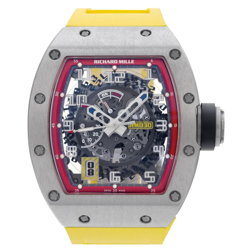 Richard Mille, Black Dial, Certified and Warranty