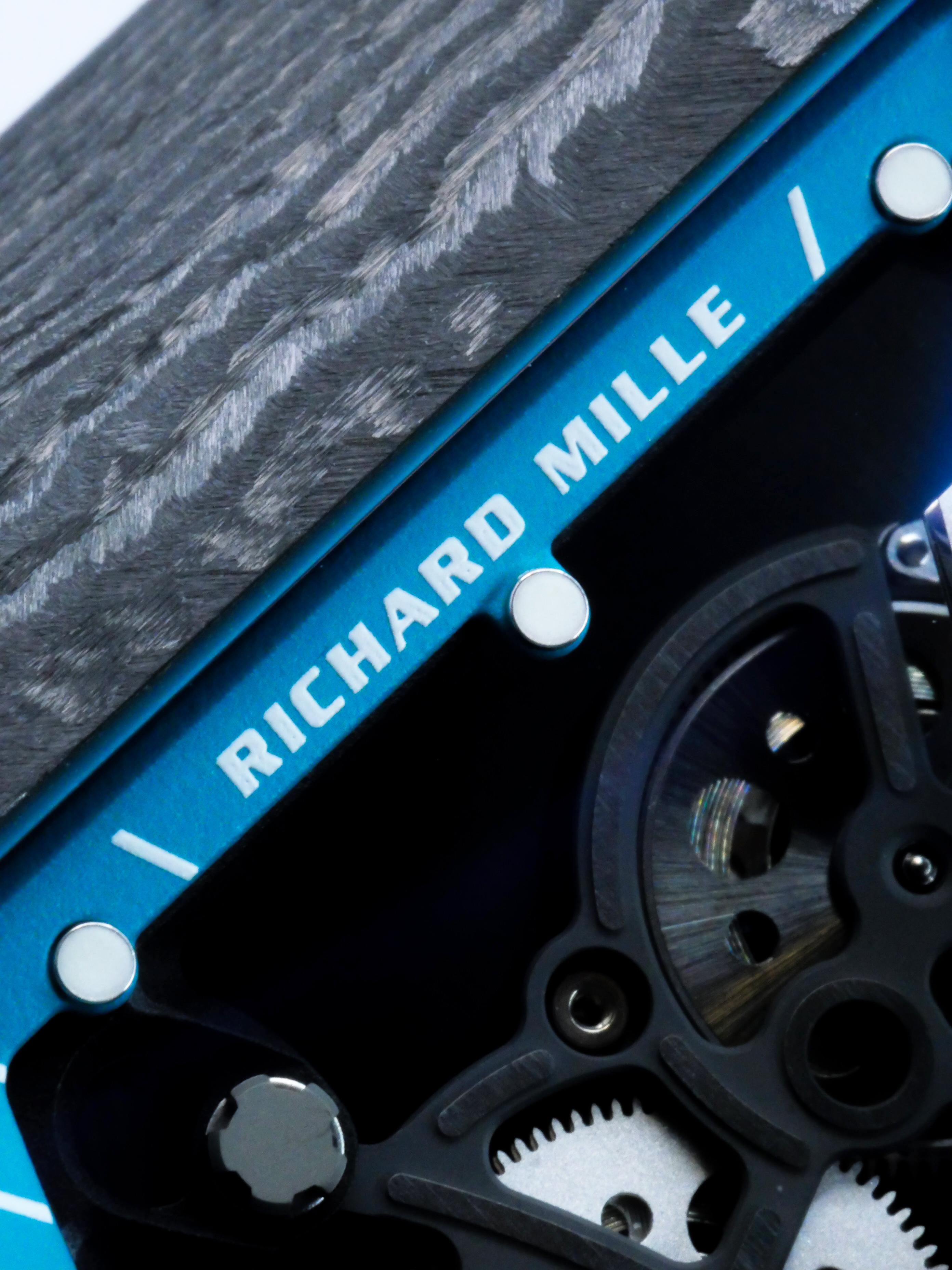 Men's Richard Mille carbon fibre RM 055 Yas Marina Automatic Wristwatch For Sale