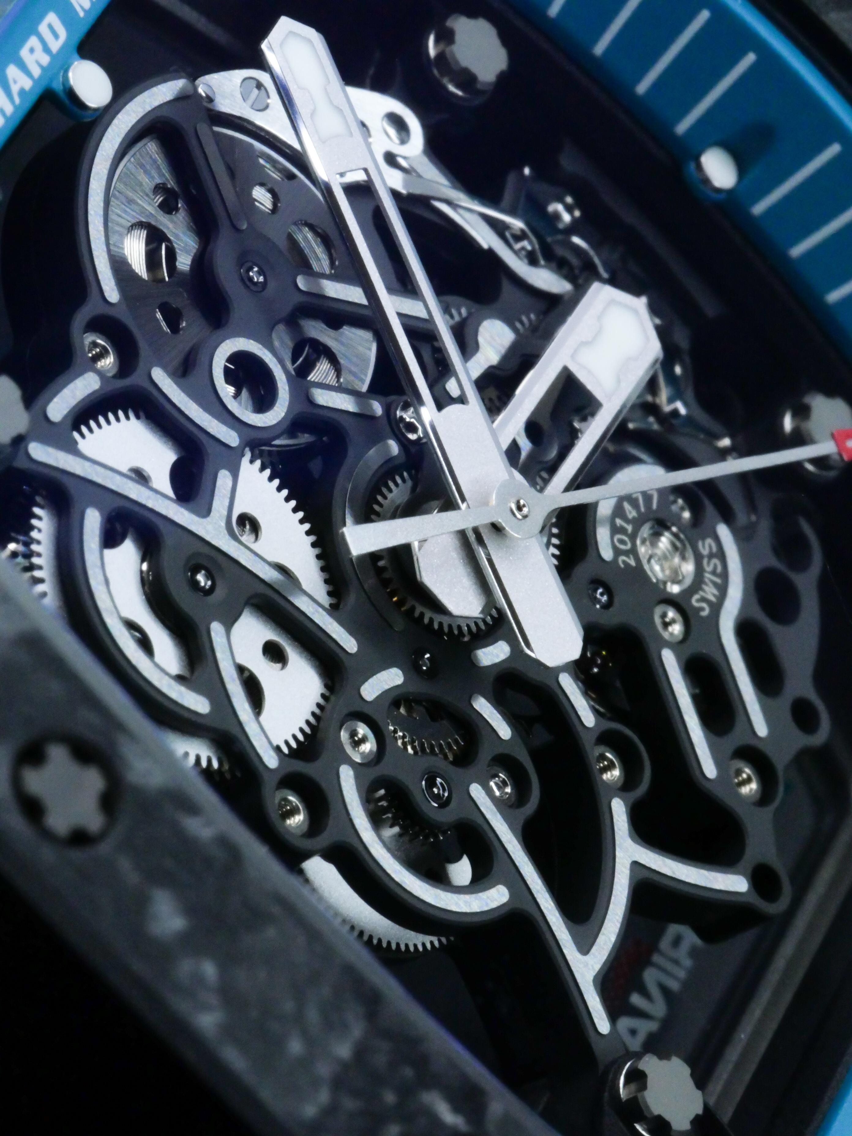 Richard Mille carbon fibre RM 055 Yas Marina Automatic Wristwatch For Sale 1