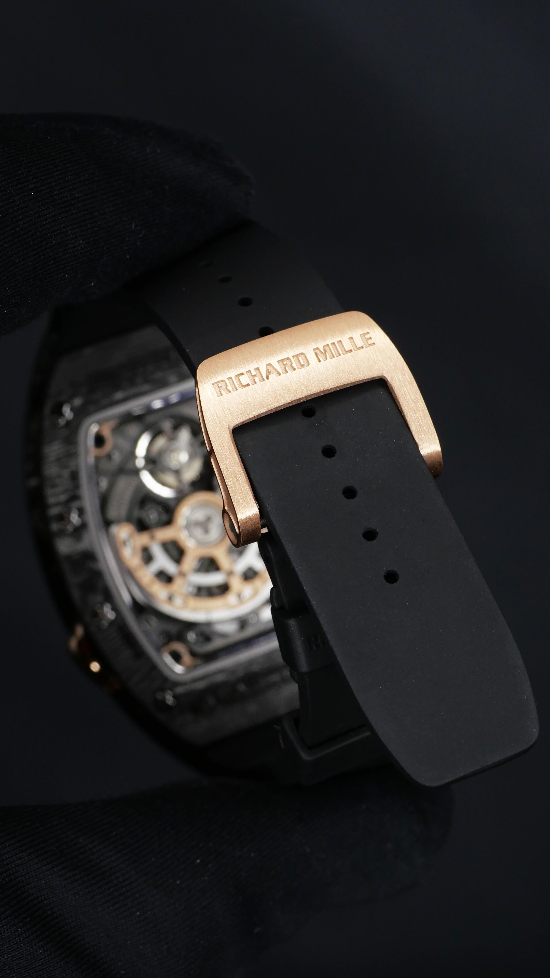 Richard Mille Carbon TPT RM037 Skeletonised automatic wristwatch  For Sale 6