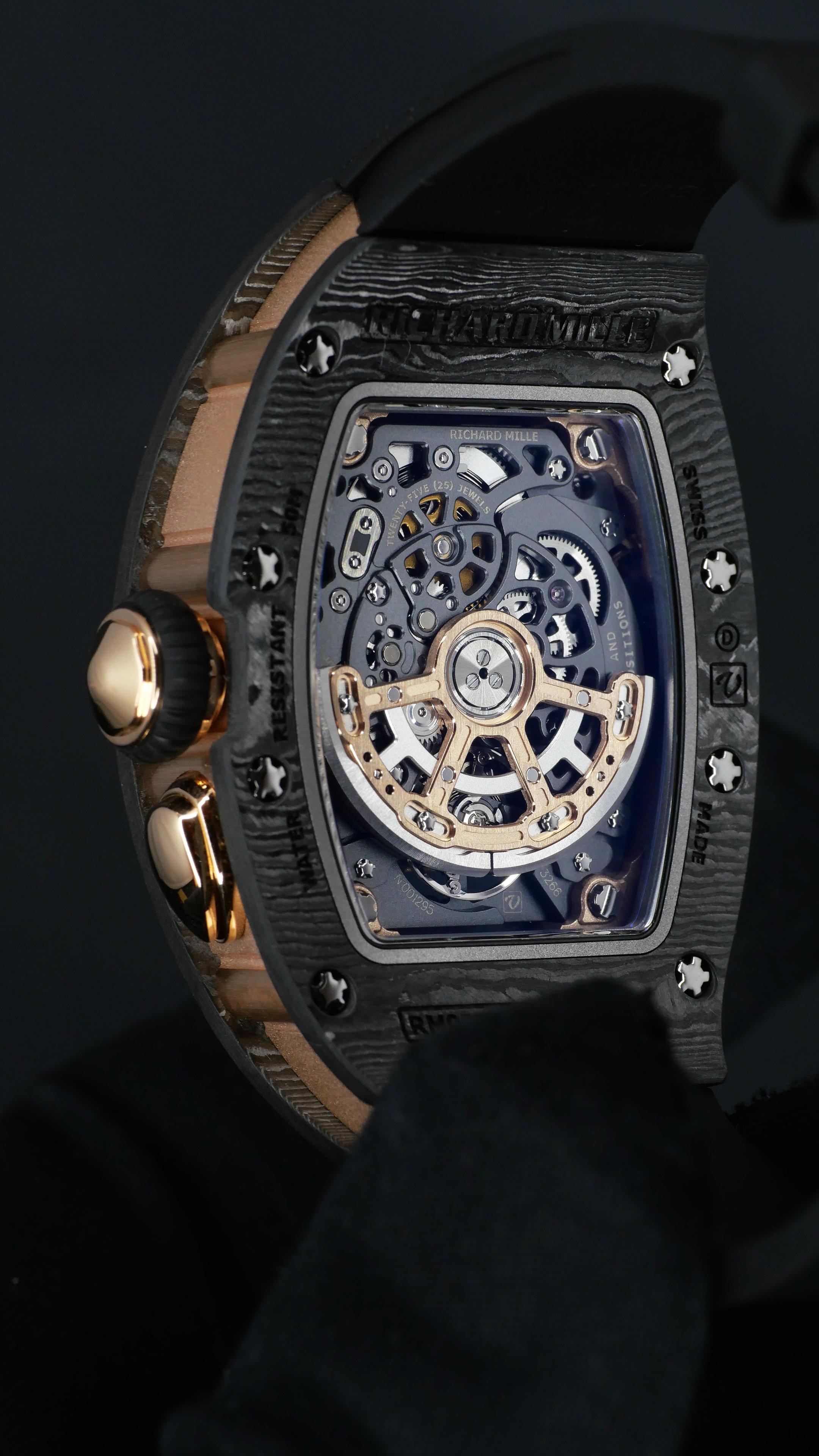 Richard Mille Carbon TPT RM037 Skeletonised automatic wristwatch  For Sale 9