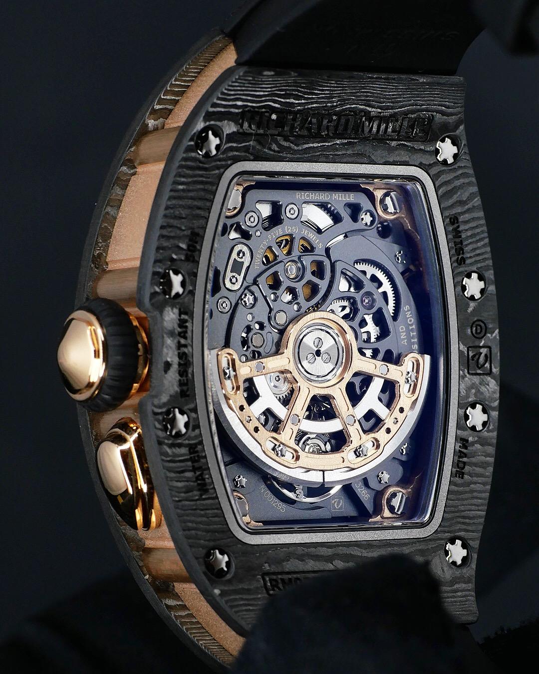 Richard Mille Carbon TPT RM037 Skeletonised automatic wristwatch  For Sale 15