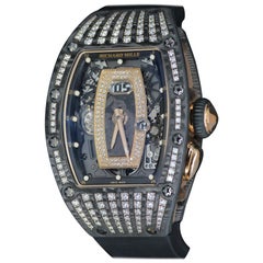 Used Richard Mille Carbon TPT RM037 Skeletonised automatic wristwatch 