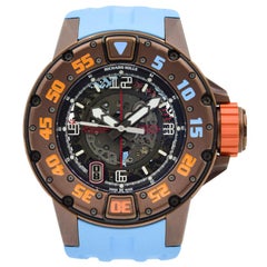 Used Richard Mille Diver RM028, Brown PVD Titanium Skeleton Dial Automatic