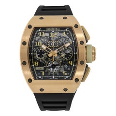 Richard Mille Felipe Massa Rose Gold Ivory Edition Chronograph Watch RM 011