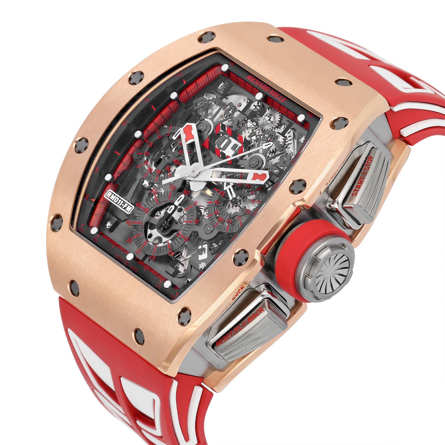 red richard mille watch
